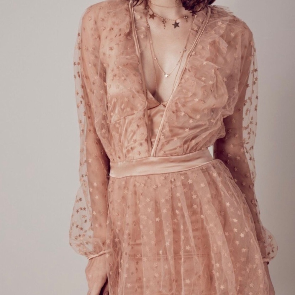 For Love And Lemons All That Glitters Mini Dress